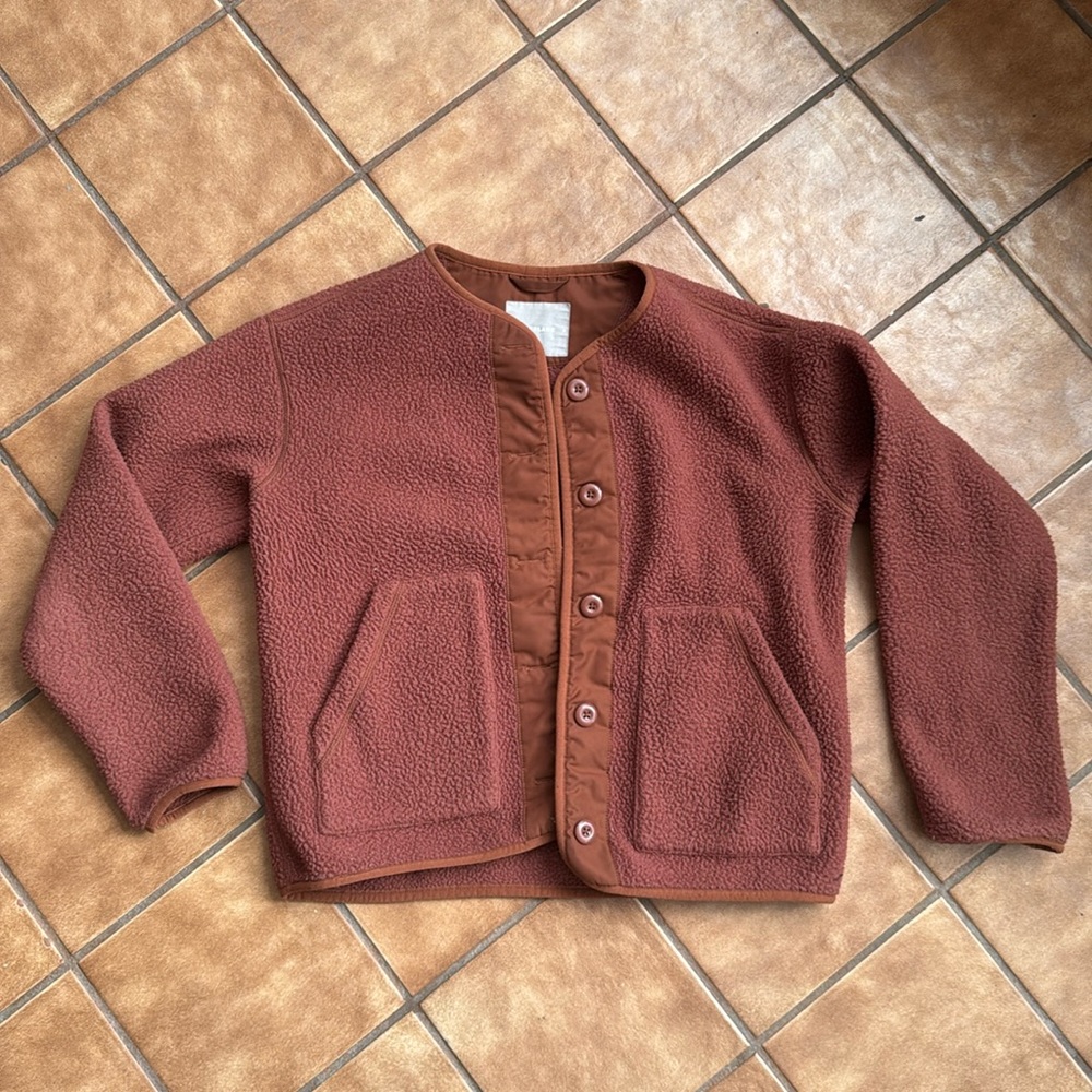Everlane Renew Teddy liner jacket size S